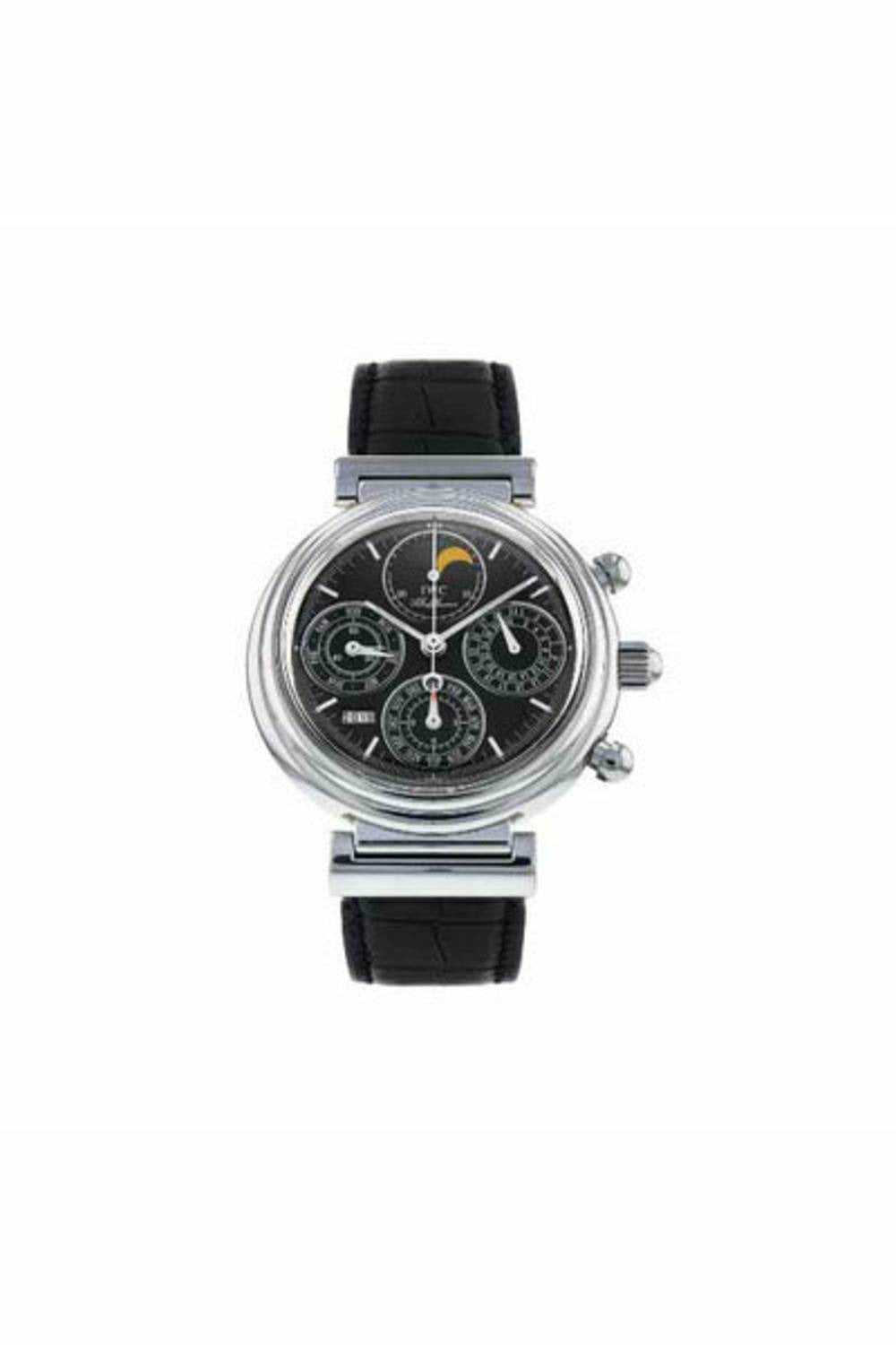 iwc da vinci perpetual calendar chronograph 39mm stainless steel men's watch