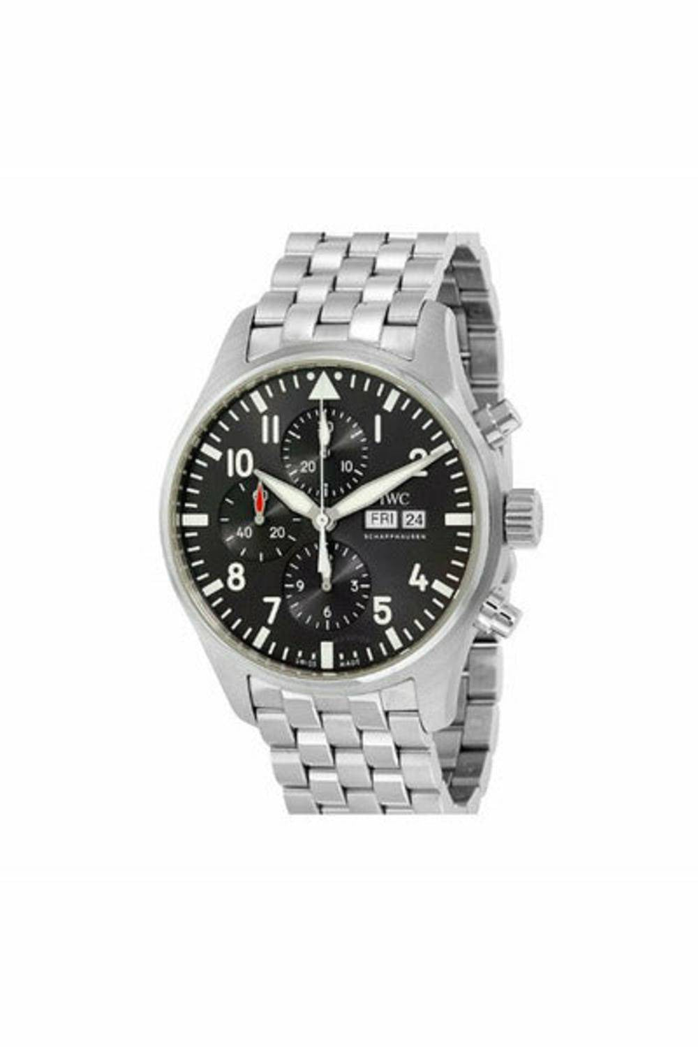 iwc pilot's watch chronograph men's watch