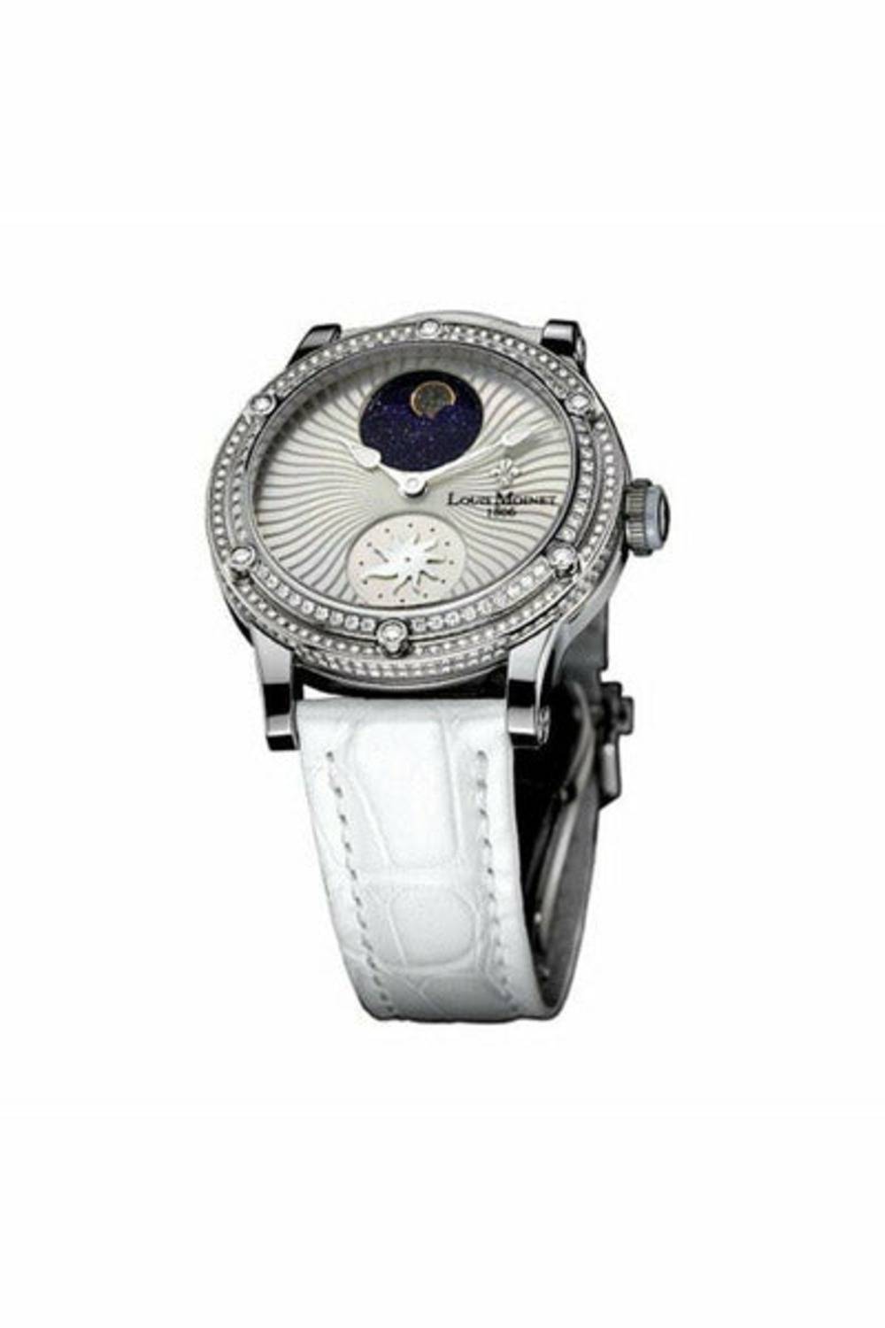 louis moinet stardance 36mm 18kt white gold limited edition 365 pieces ladies watch