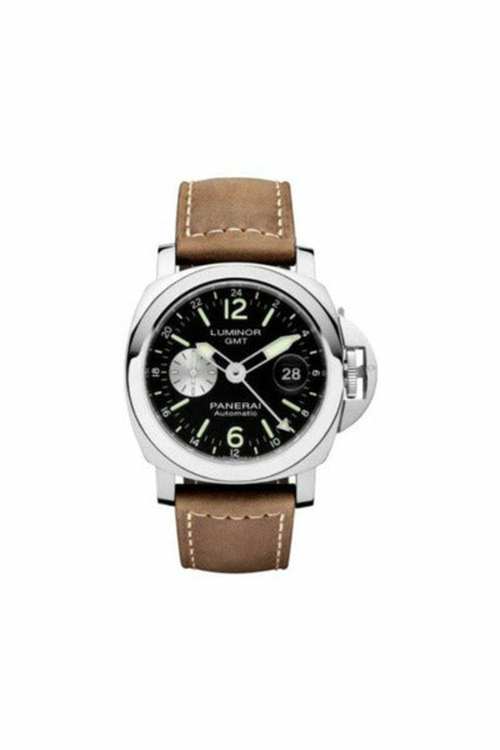 panerai luminor gmt automatic stainless steel 44mm men's watch