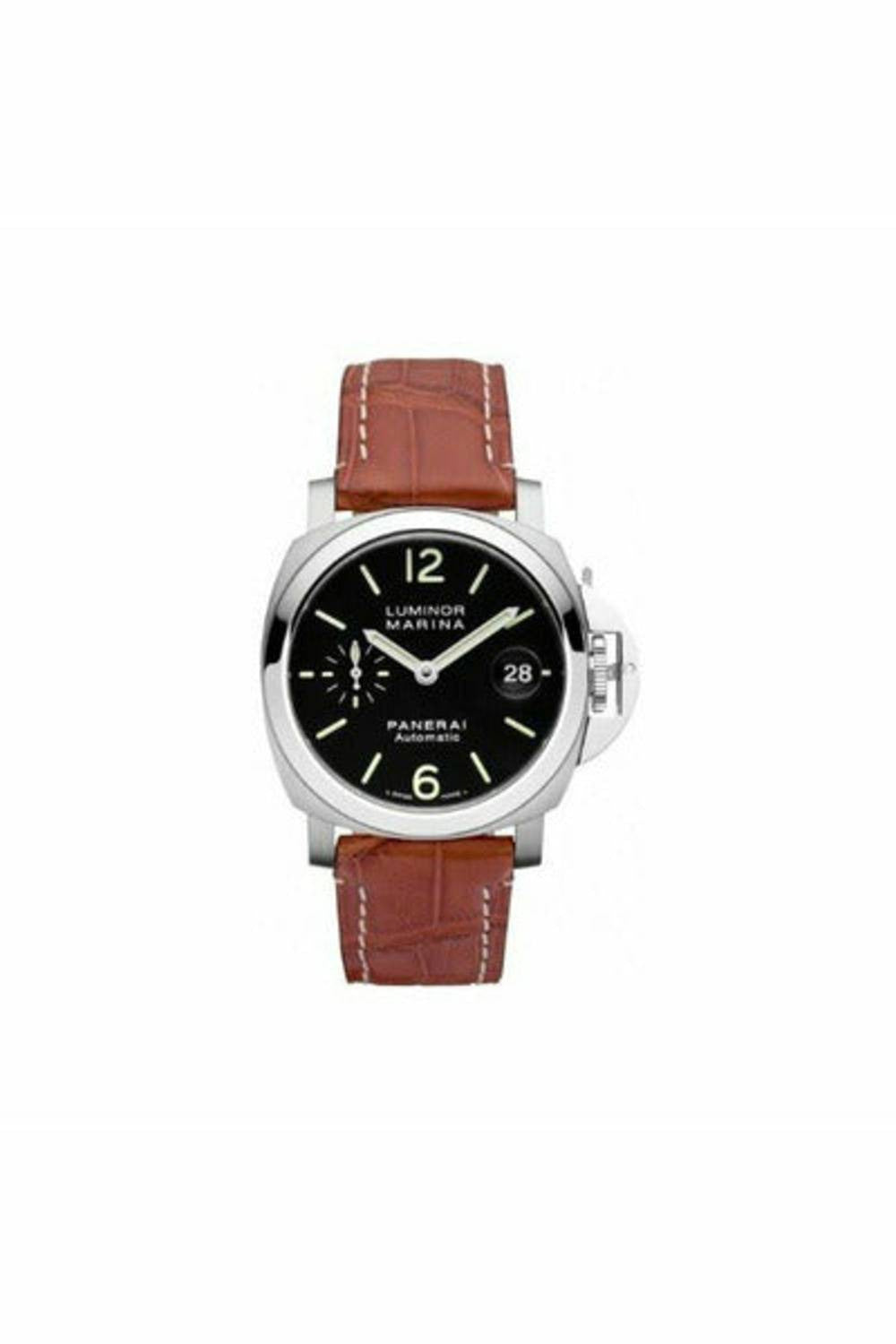 panerai luminor stainless steel 40mm men's watch