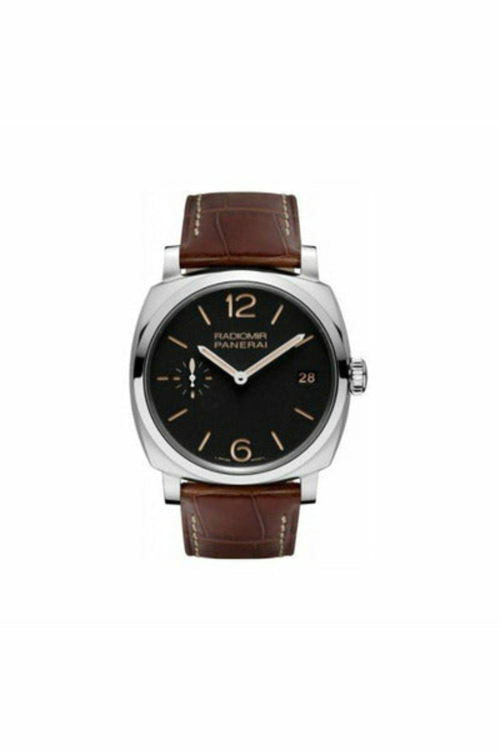 panerai radiomir stainless steel 47mm men's watch ref. pam00514