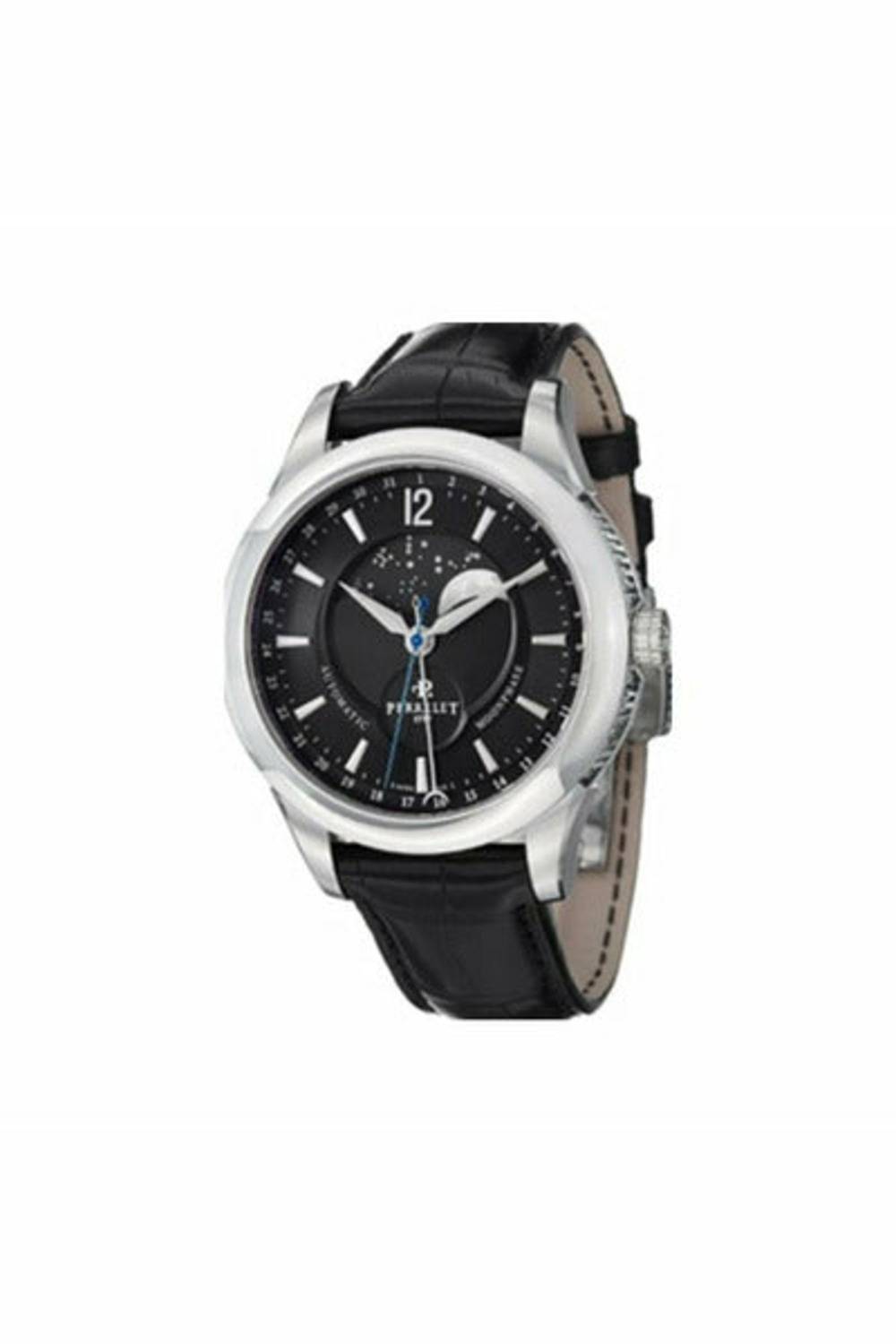 perrelet moonphase automatic black dial men's watch