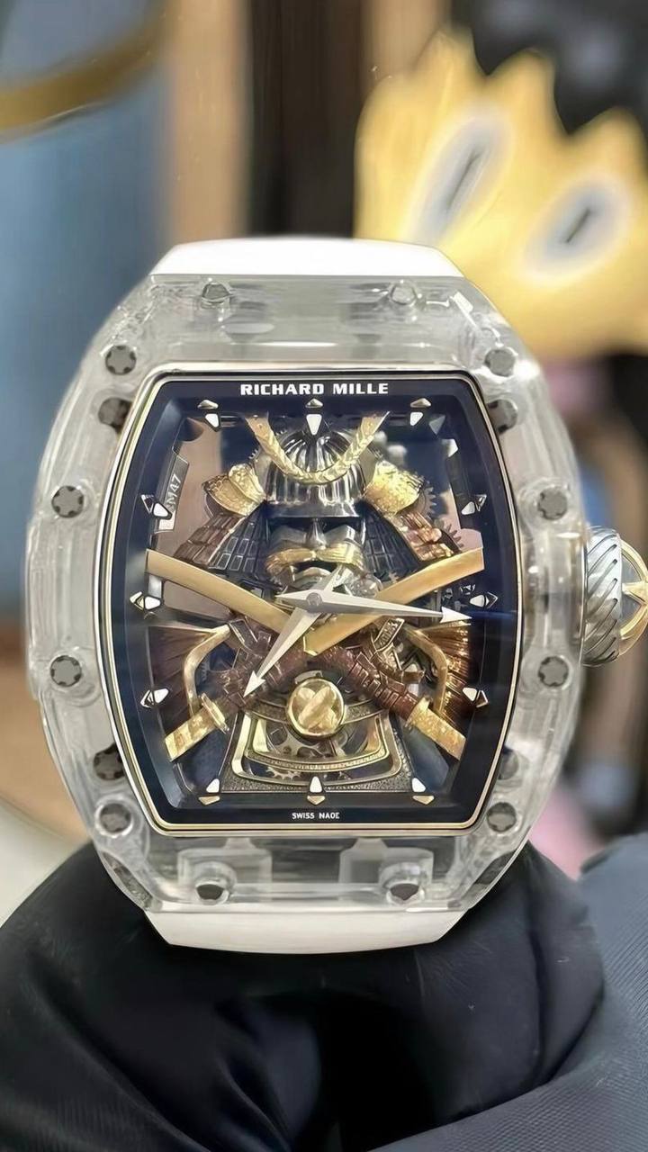 Richard Mille RM 47 Tourbillon Samurai White Sapphire – Limited Edition | DubaiLuxuryWatch
