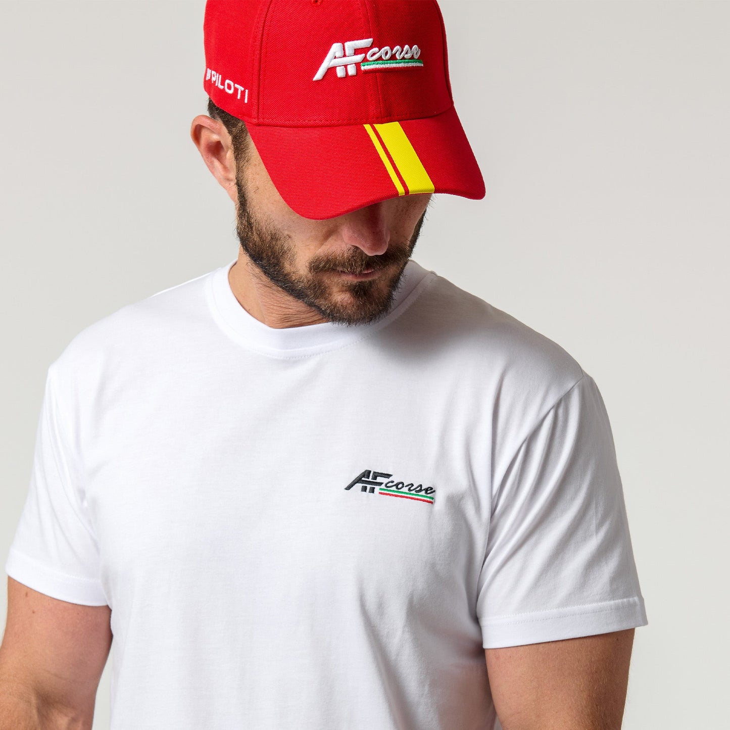 Pit Crew T-Shirt - AF Corse White