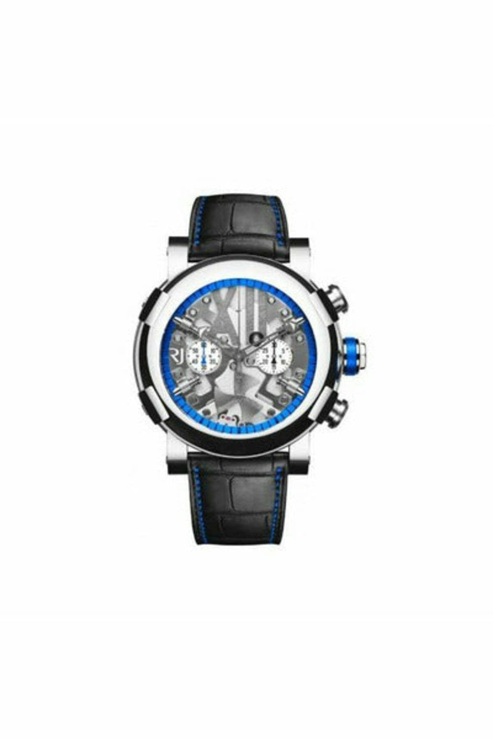 romain jerome steampunk chronograph 50mm stainless steel men's watch