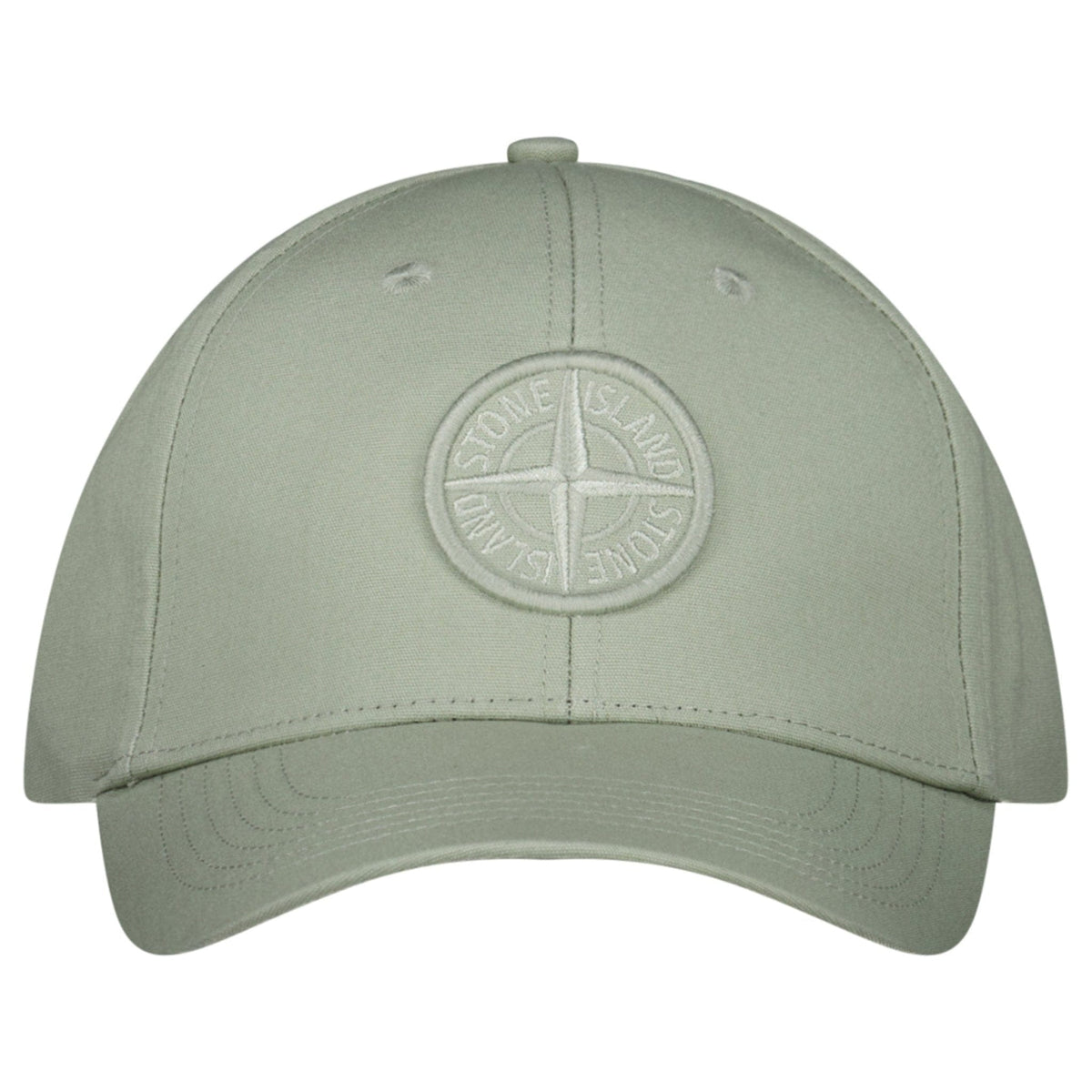 Stone Island Baseball Cap in Sage — One-Size — Front View