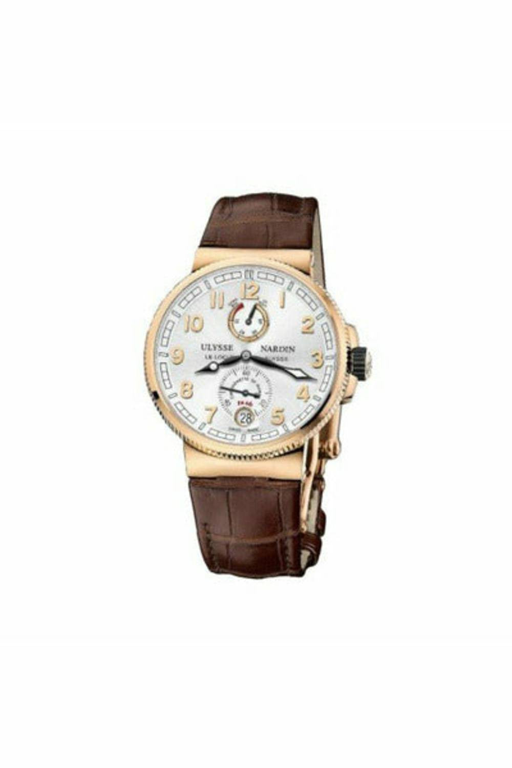 ulysse nardin marine 18kt rose gold 43mm men's watch