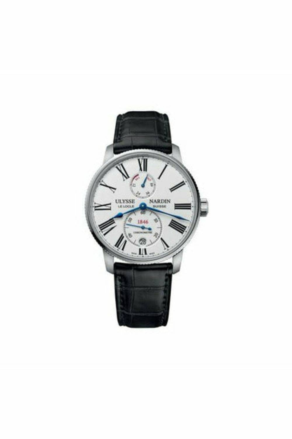 ulysse nardin marine chronometer torpilleur 42mm stainless steel men's watch