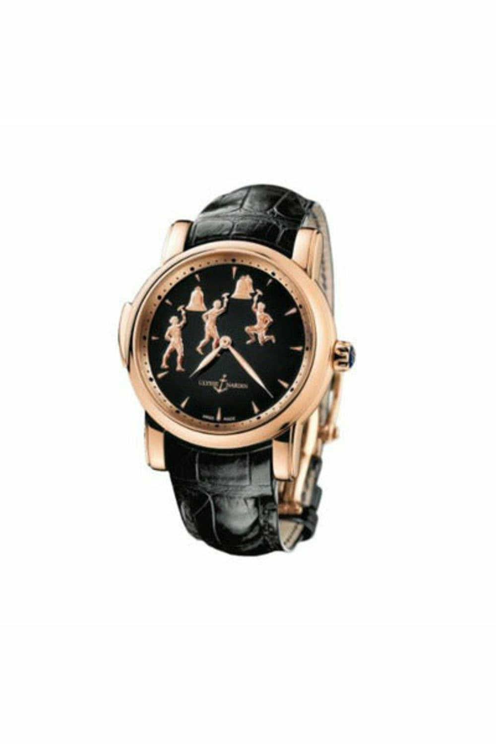 ulysse nardin triple jack limited edition to 50pcs 18kt rose gold 42mm men's watch