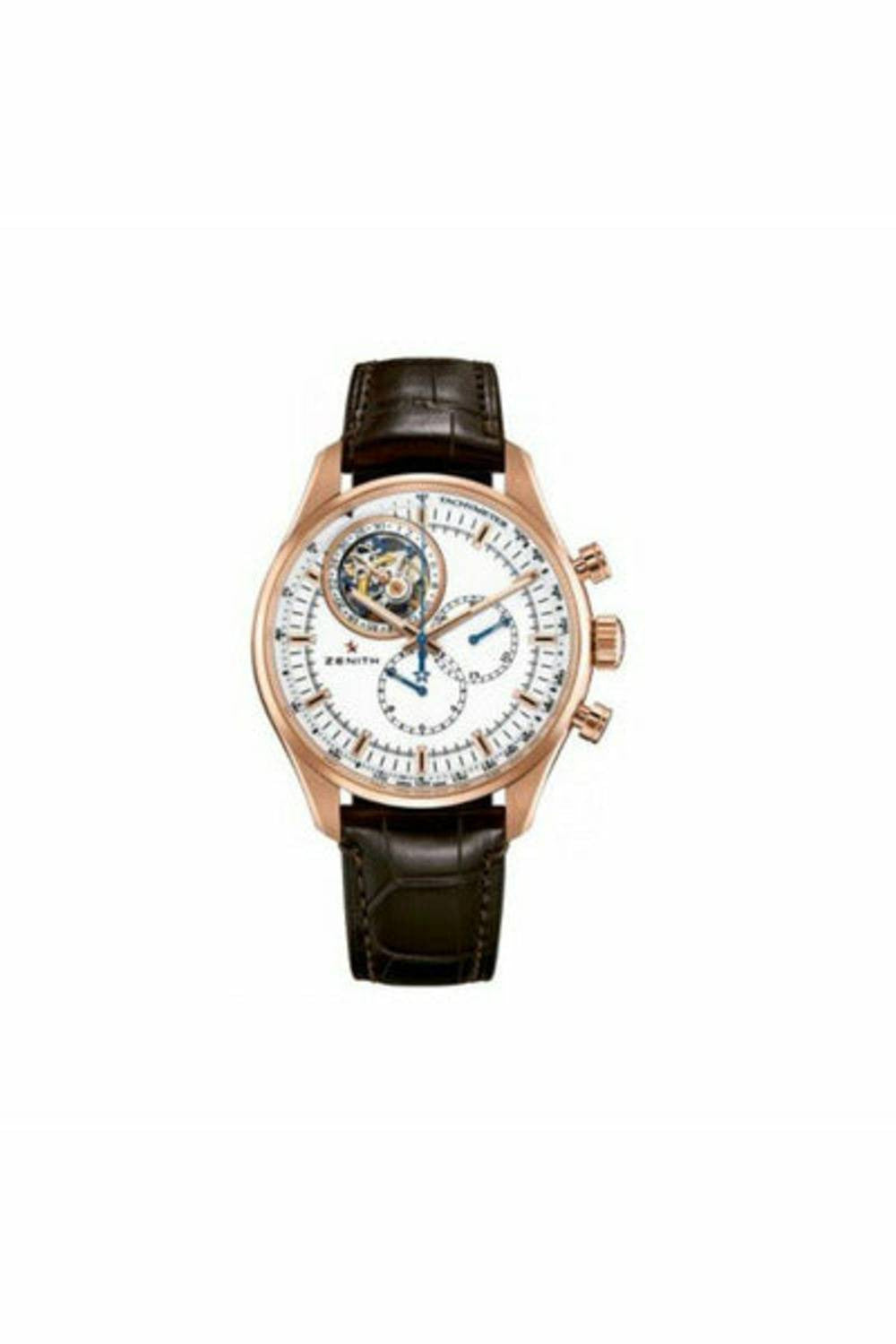 zenith el primero 18kt rose gold 46mm men's watch