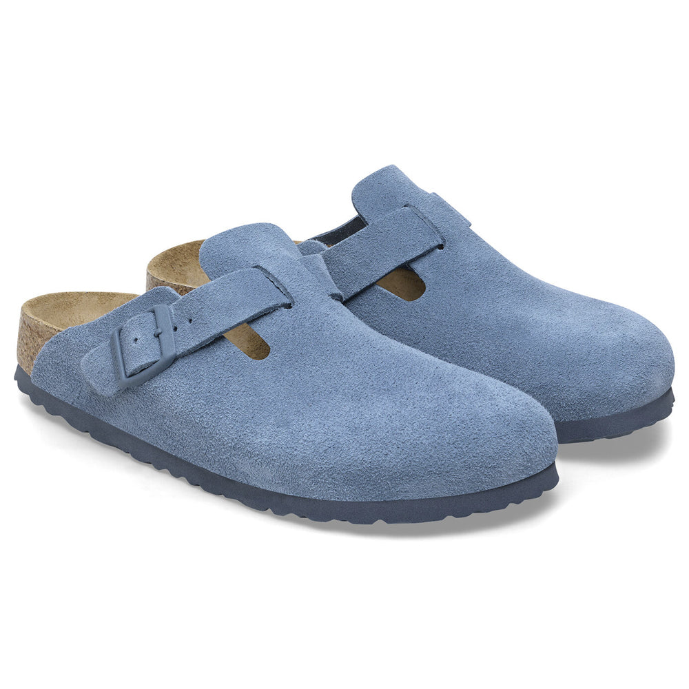 Birkenstock Boston Soft Footbed Suede Leather