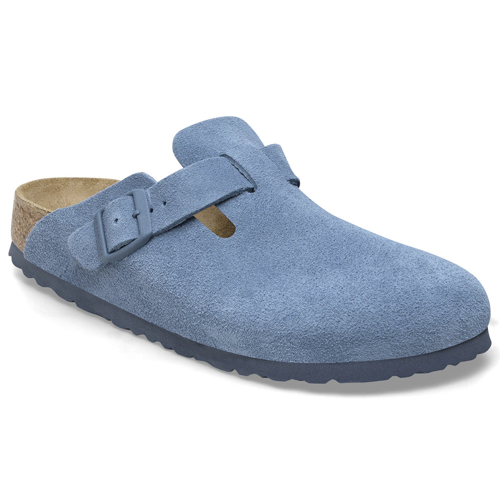 Birkenstock Boston Soft Footbed Suede Leather