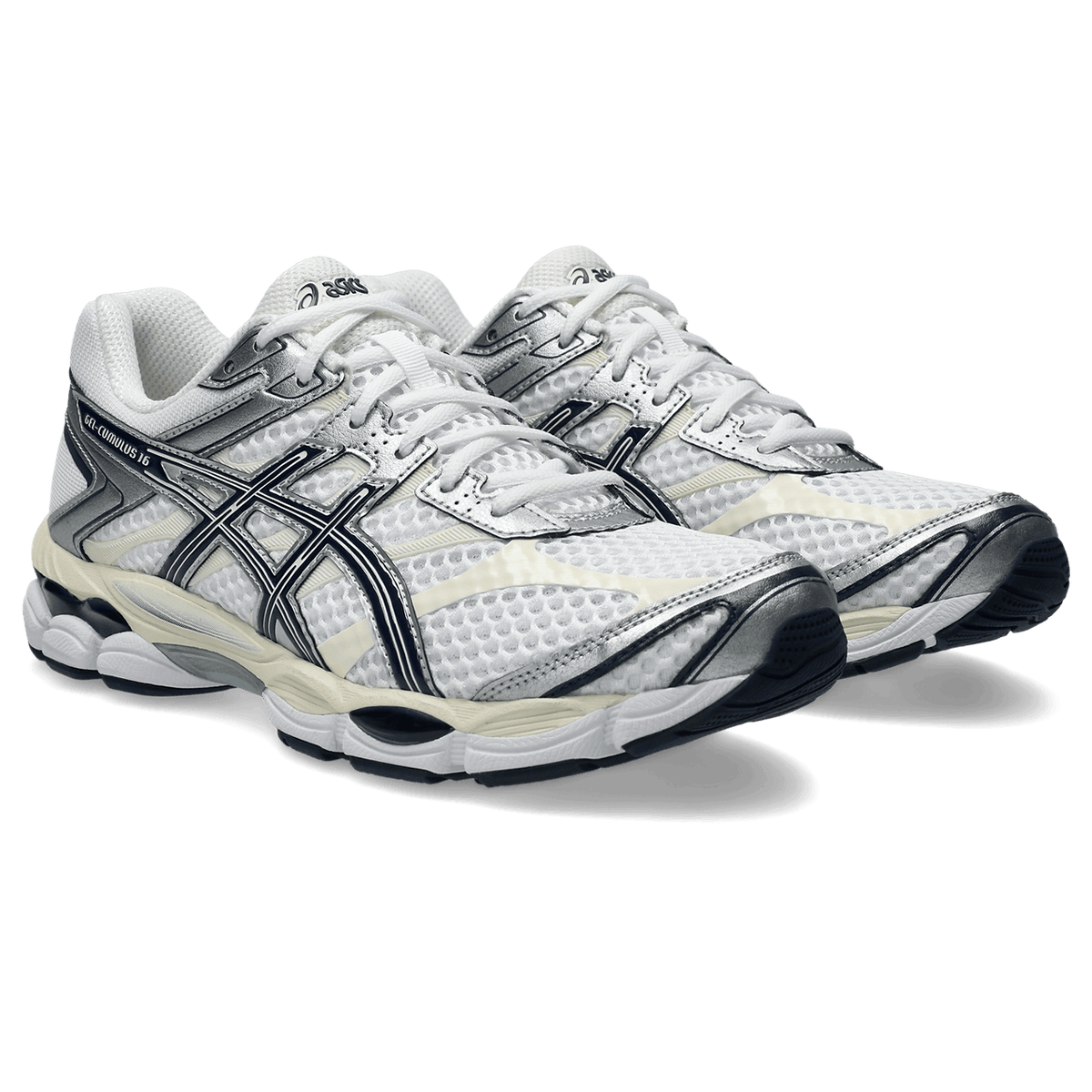 ASICS Gel Cumulus 16 'White Midnight' — UK 3 | EU 36 | US 4 — Back View