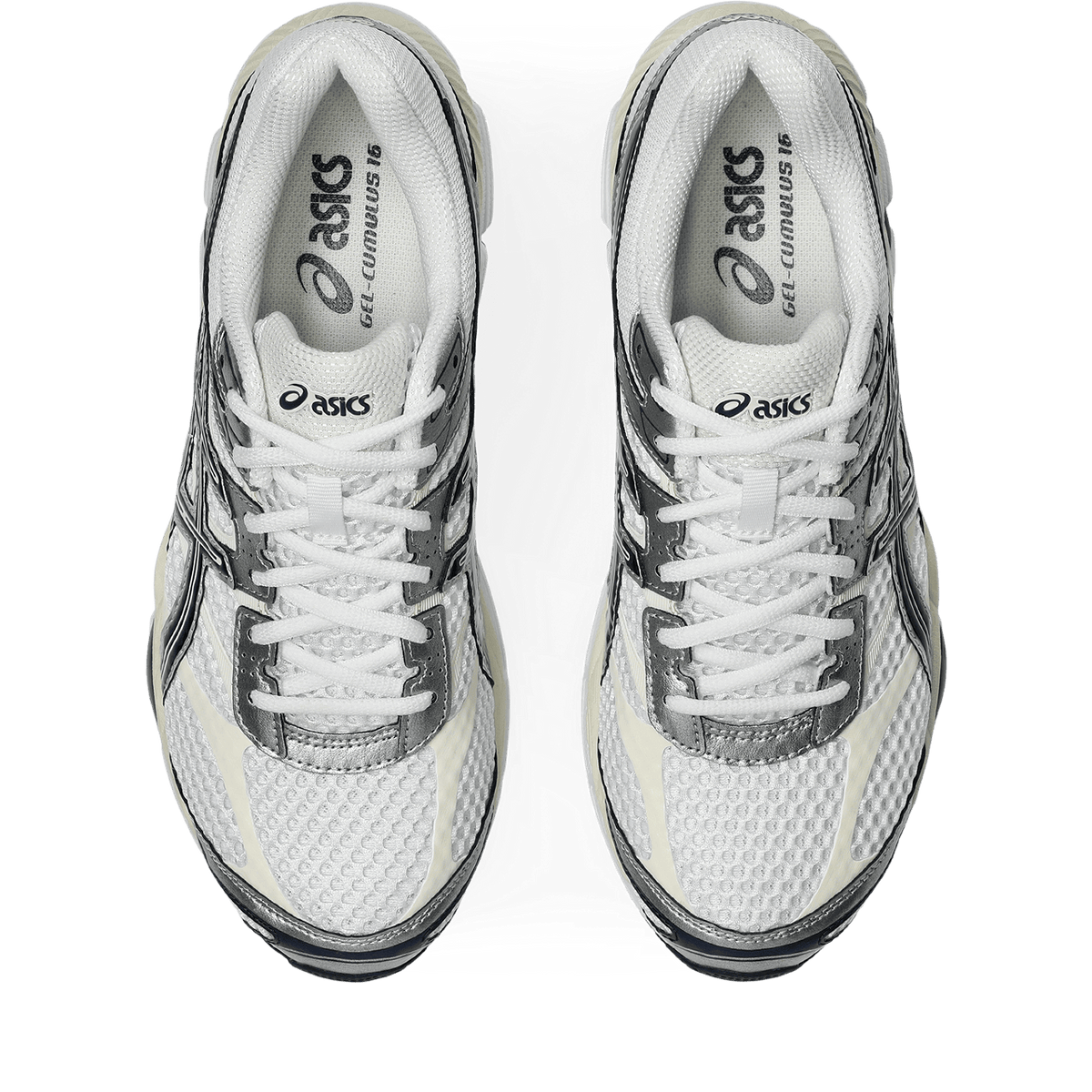ASICS Gel Cumulus 16 'White Midnight' — UK 3 | EU 36 | US 4 — Lifestyle View