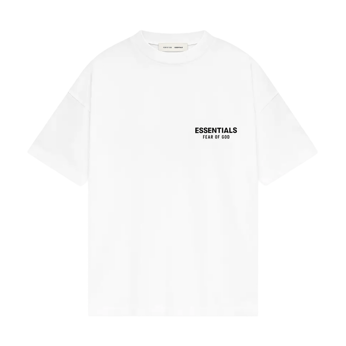 Fear of God Essentials Classic Fit T-Shirt 'Bright White' — XXS — Front View