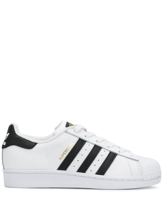 adidas Superstar White/Black/Gold Sneakers