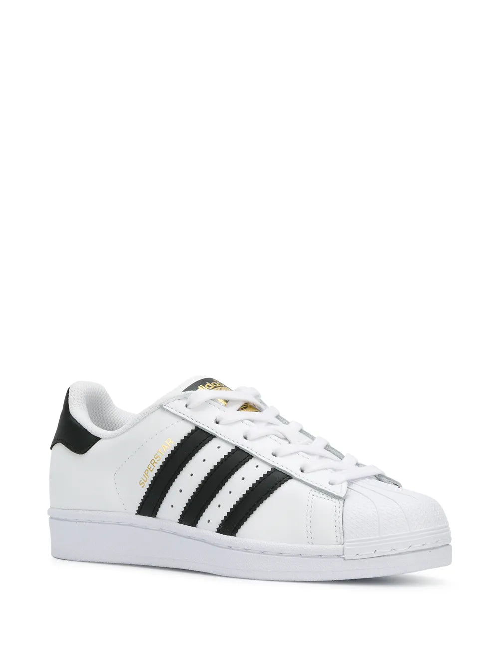 adidas Superstar White/Black/Gold Sneakers