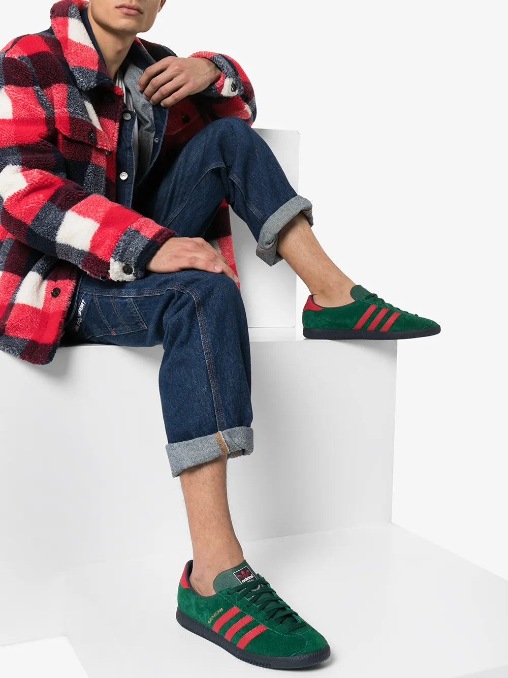 adidas Blackburn Spzl Collegiate Green/Scarlet Sneakers