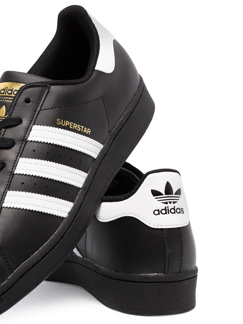 adidas Superstar Black/White Low-Top Sneakers