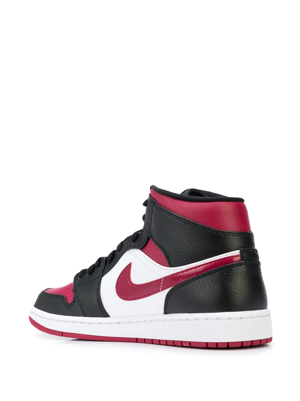 Air Jordan 1 Mid Bred Toe Sneakers