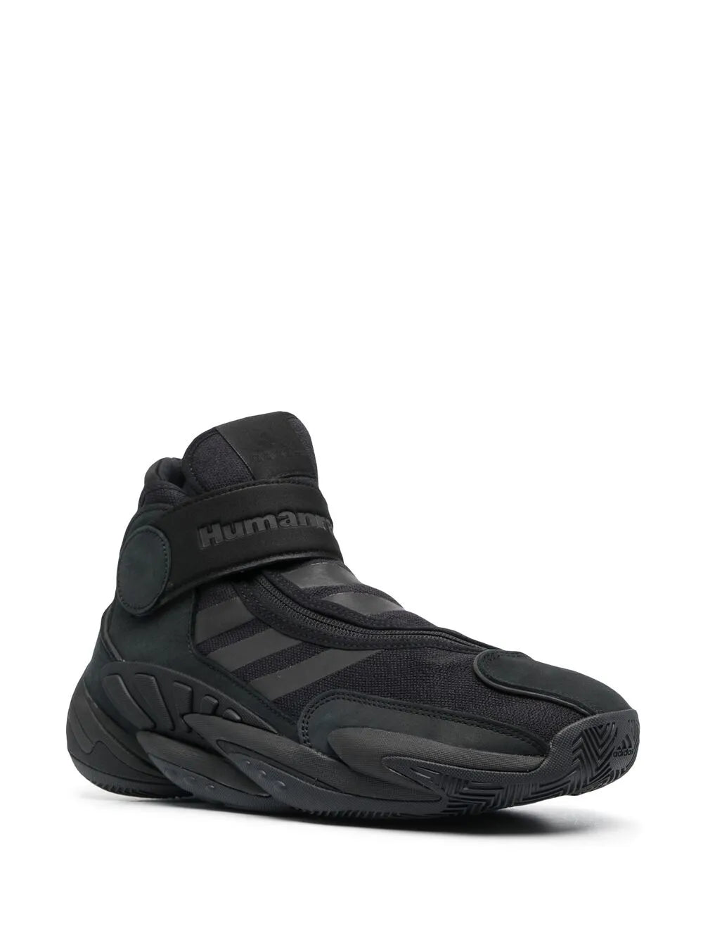 adidas X Pharrell Williams Triple Black High-Top Sneakers