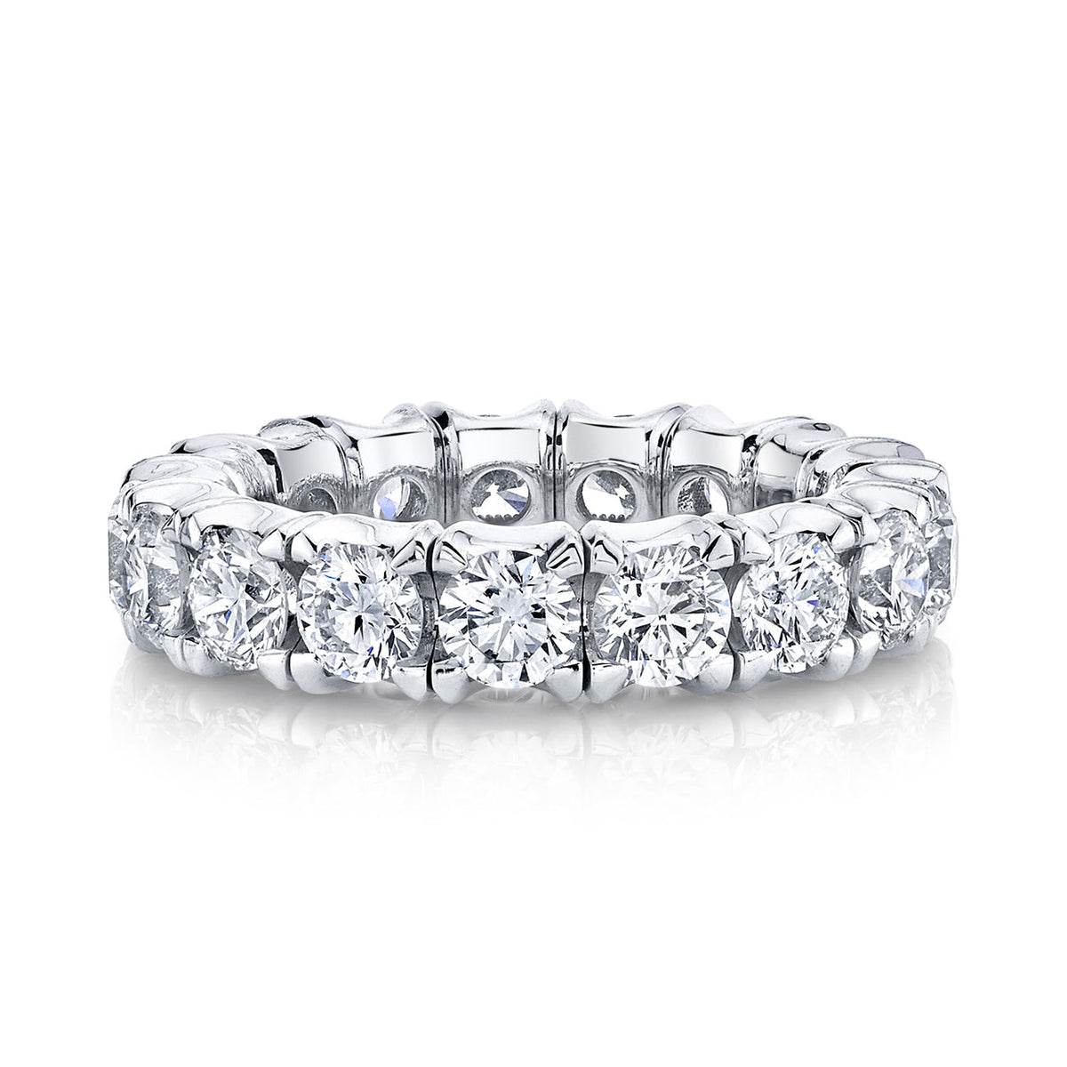 deBoulle Bridal Collection Stretchy Eternity Band with Round Diamonds
