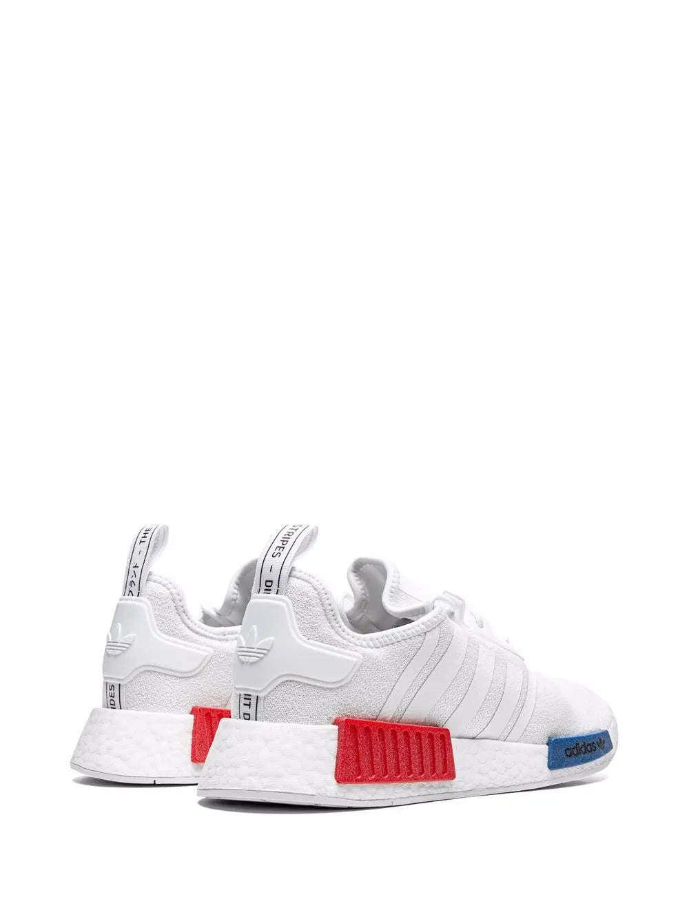 adidas Nmd_R1 White/White/Blue Sneakers