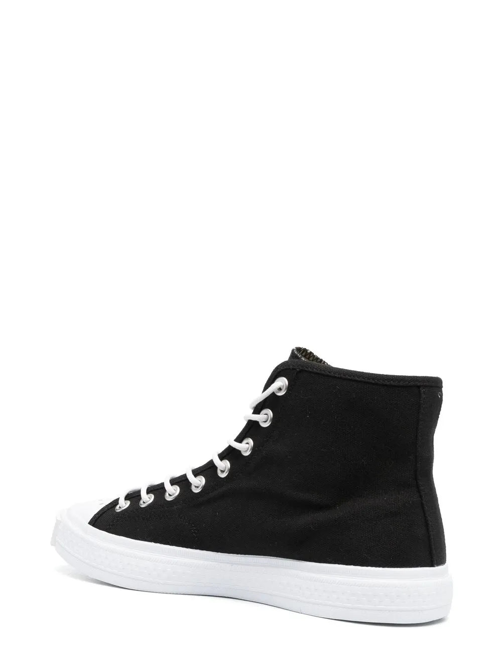 Acne Studios Contrasting Toe-Cap High-Top Sneakers
