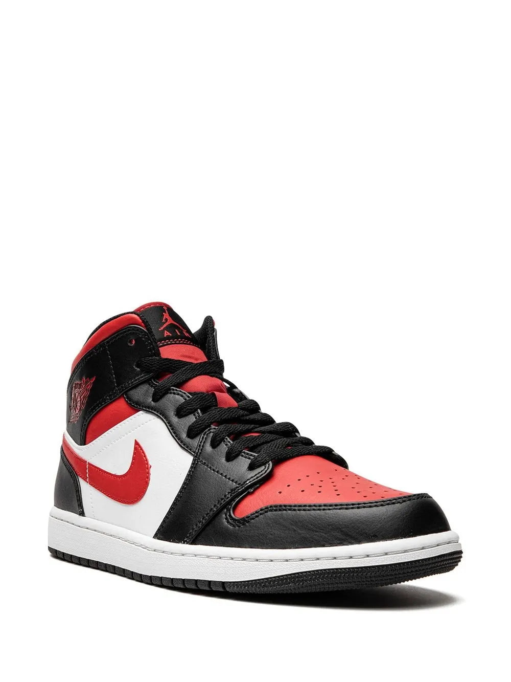 Air Jordan 1 Mid Bred Toe Sneakers