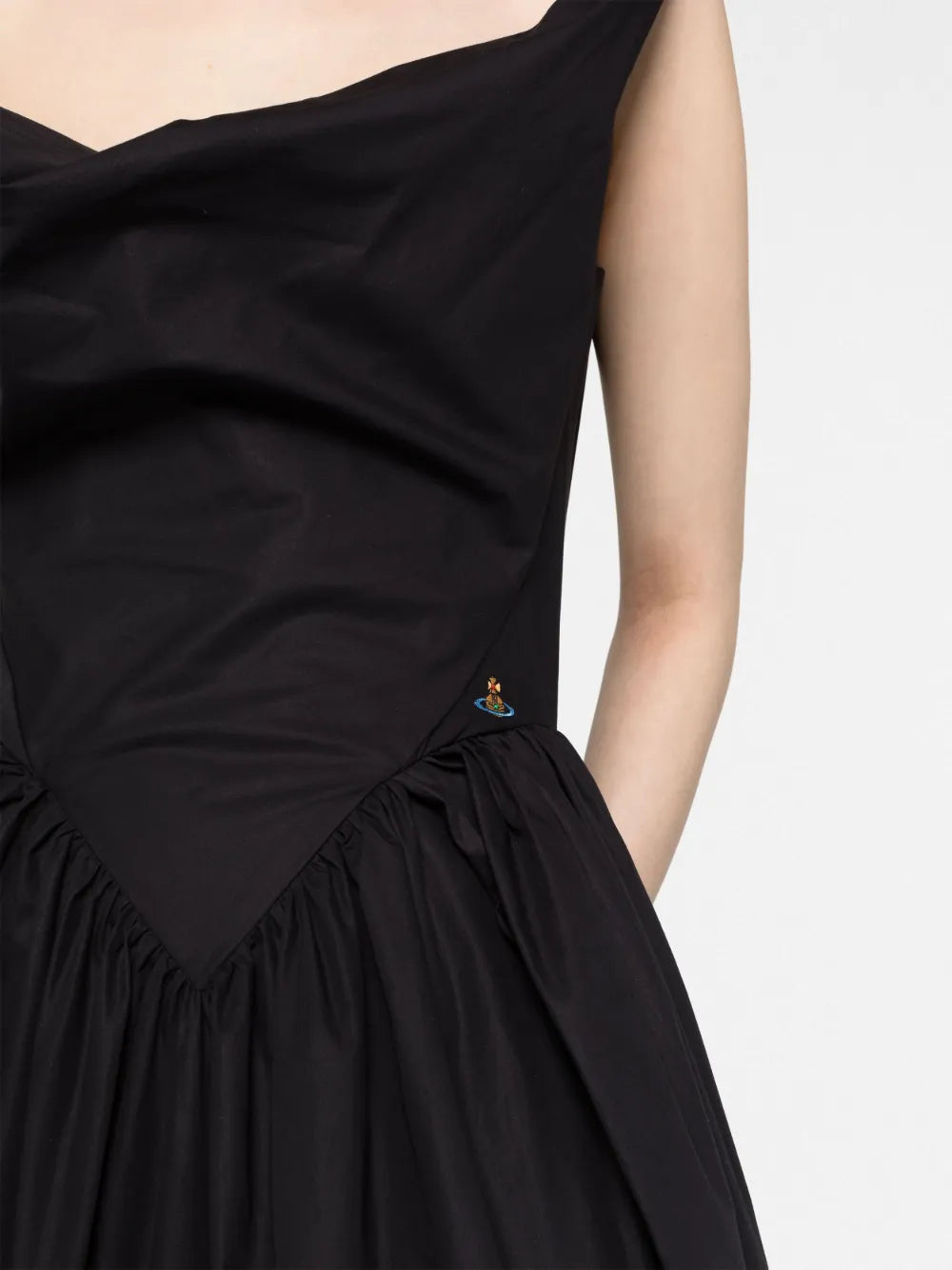Vivienne Westwood Cowl-Neck Corset Dress