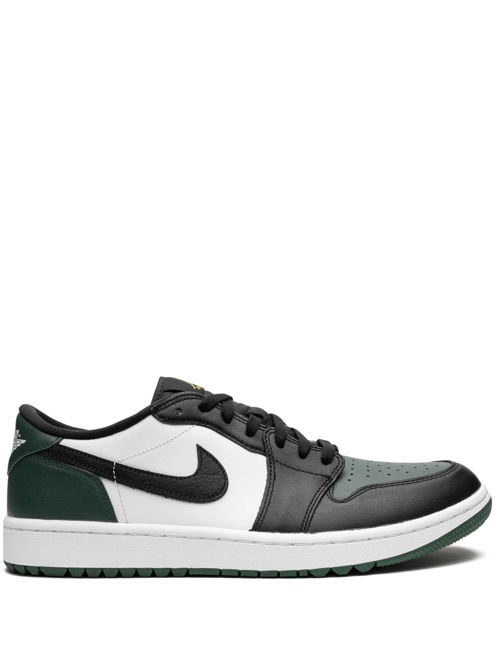Air Jordan 1 Low G White/Black/Noble Green/Pollen Sneakers