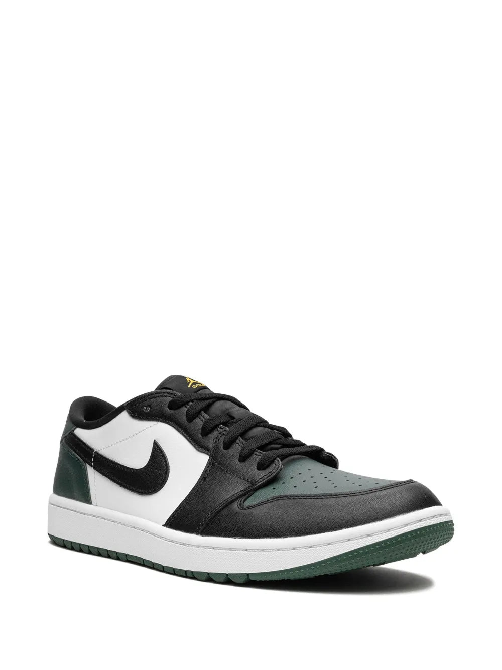 Air Jordan 1 Low G White/Black/Noble Green/Pollen Sneakers