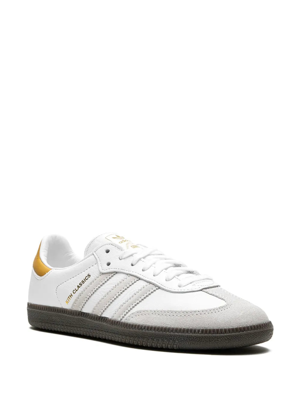 adidas X Kith Samba ?hite/Grey/Gold?Sneakers
