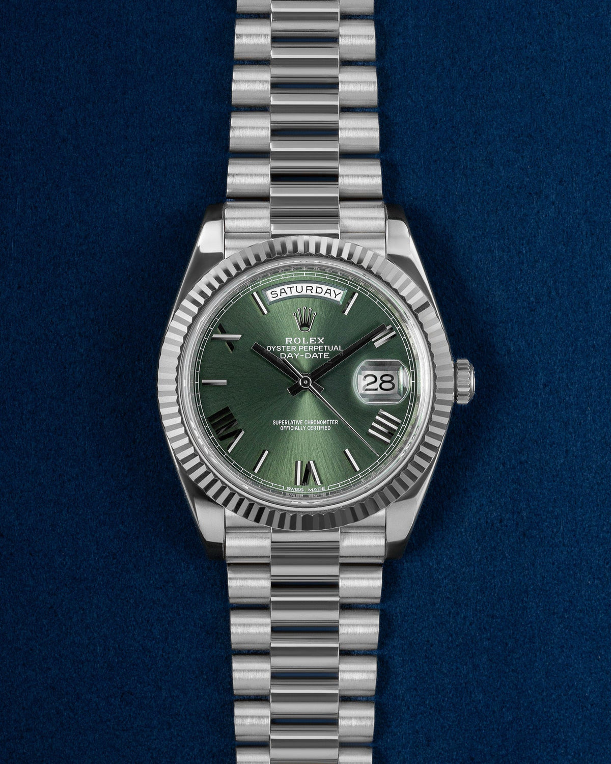 Rolex Day-Date Olive Dial 228239