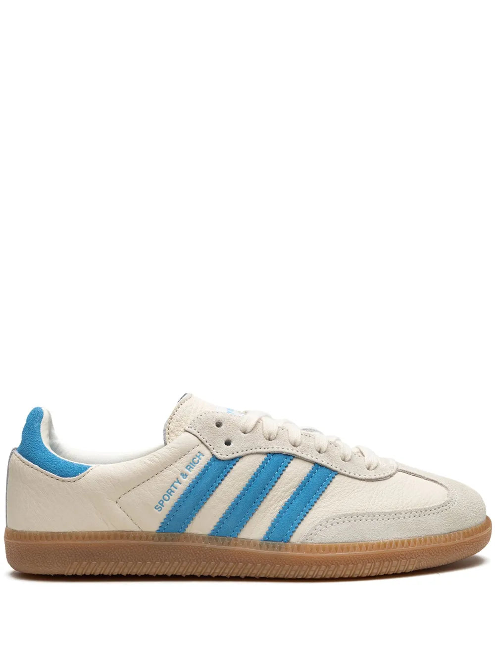 adidas X Sporty And Rich Samba Cream Blue Sneakers