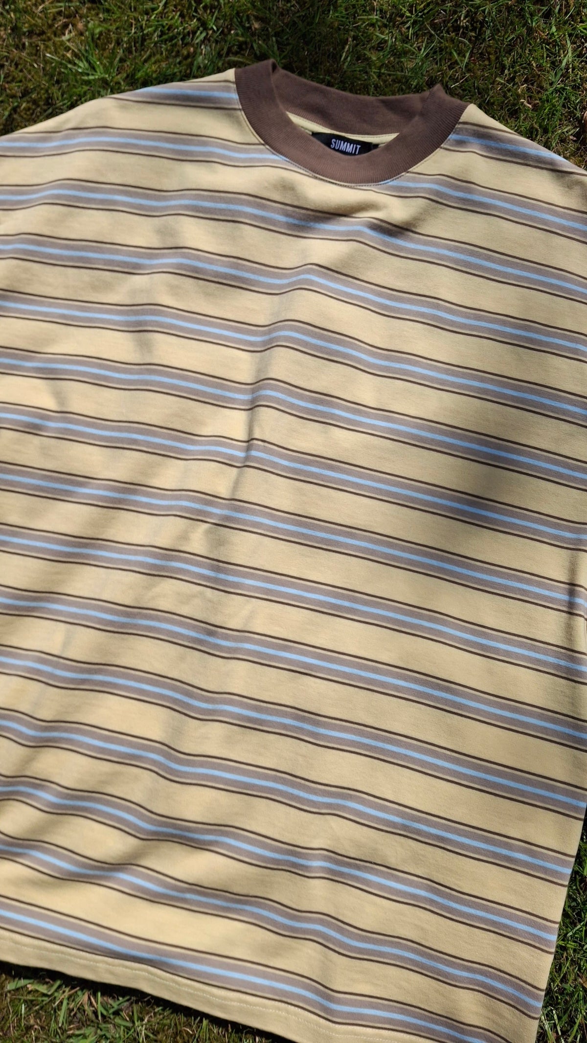 Summit Stripe Short Sleeve T-Shirt 'Yellow' — XXS — Alternate View 7
