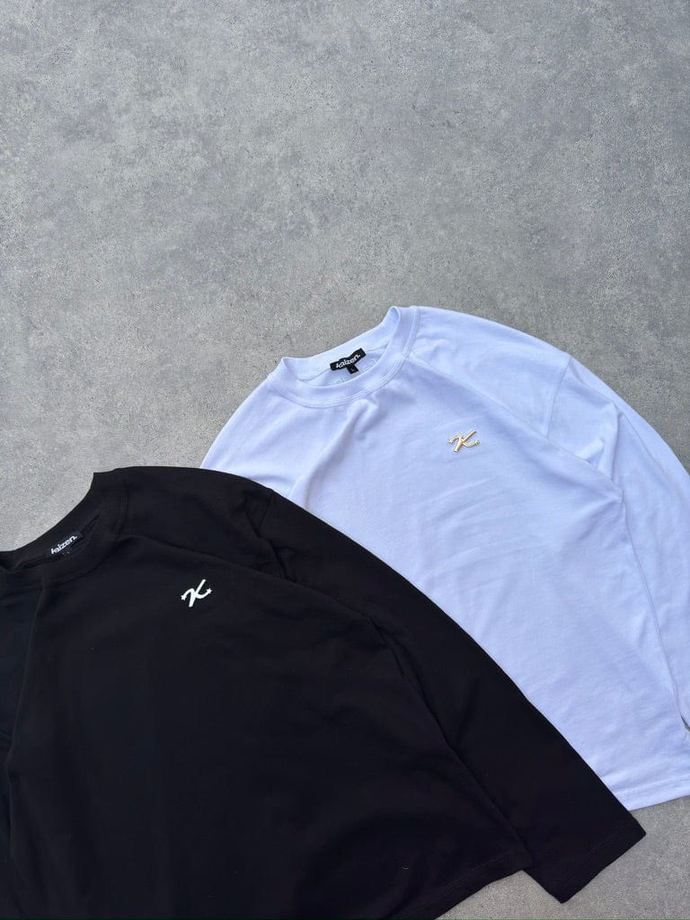 KAIZEN MARKET EVERYDAY LONGSLEEVE BLACK — XS — Detail View