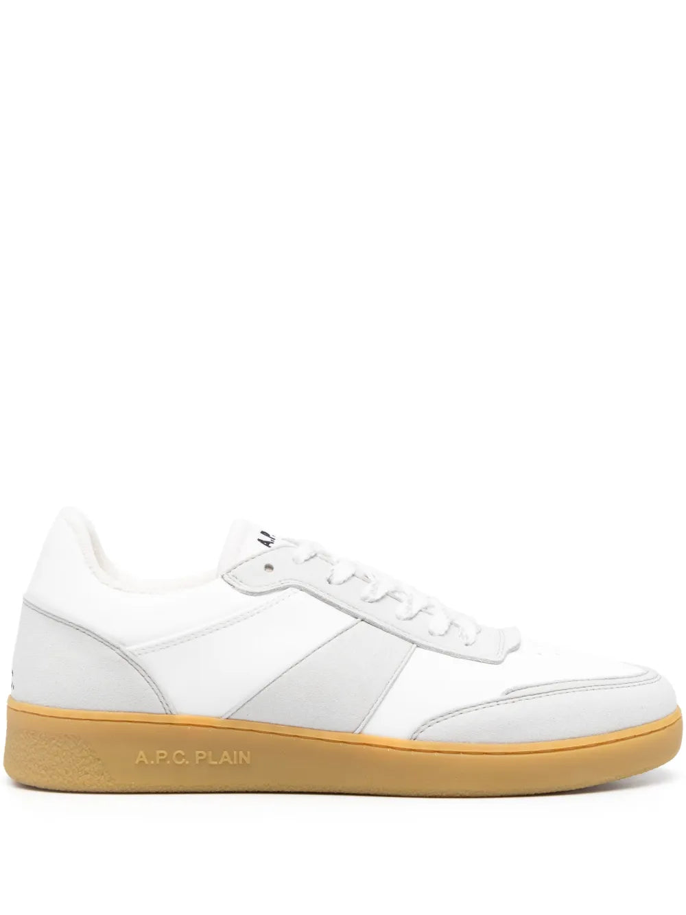 A.P.C. Logo-Print Lace-Up Sneakers