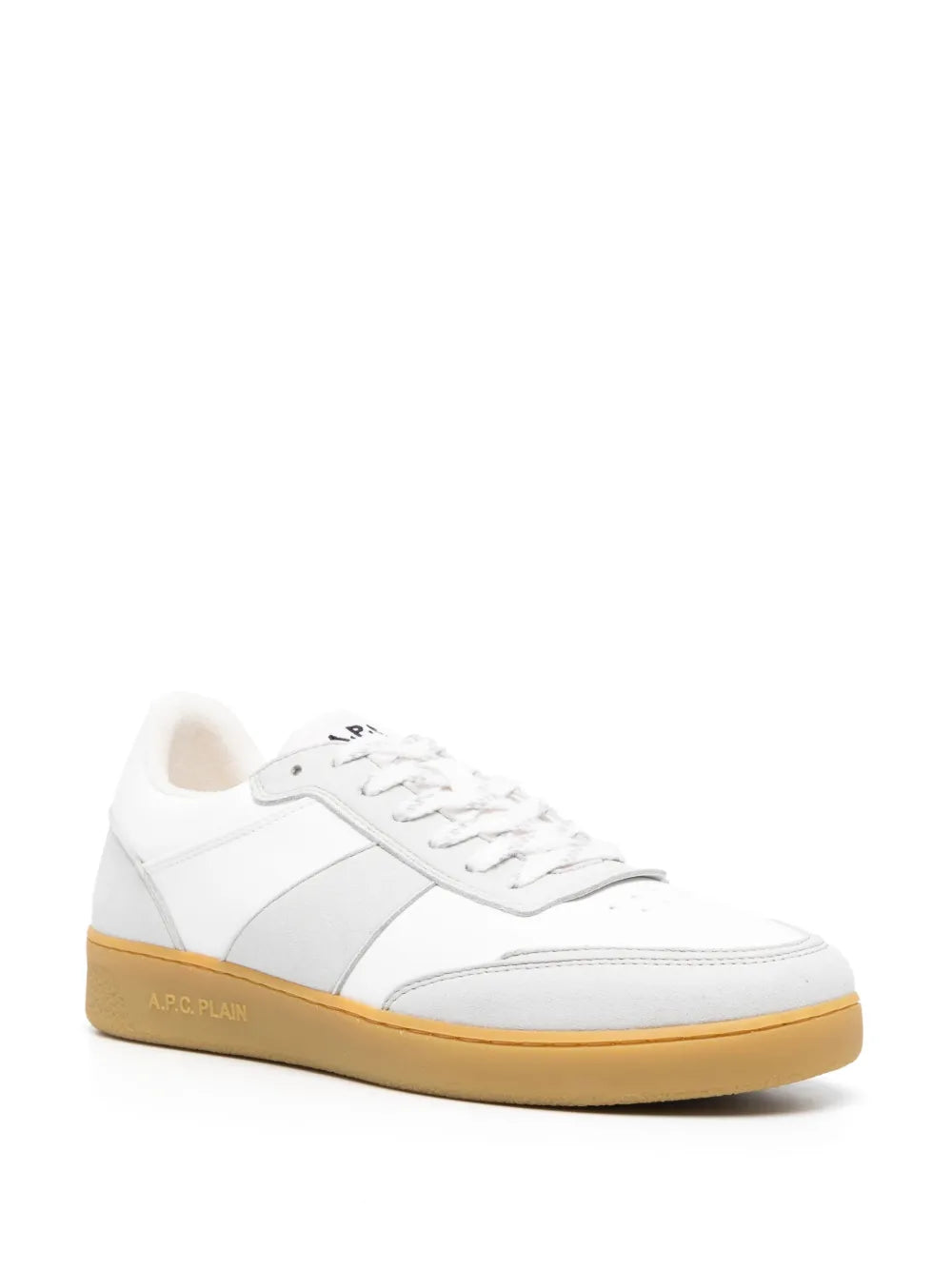 A.P.C. Logo-Print Lace-Up Sneakers