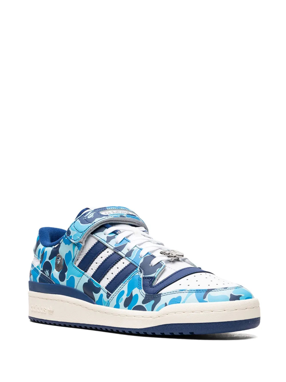adidas Forum 84 Low Bape 30Th Anniversary Blue Camo Sneakers