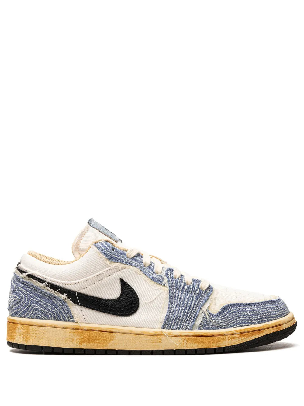 Air Jordan 1 Low Se Sashiko Denim Sneakers