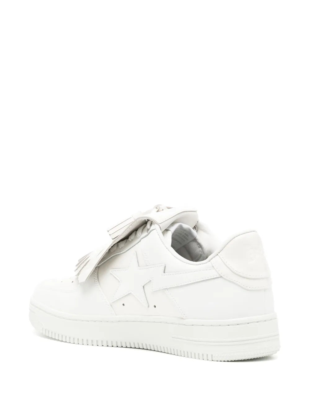 A Bathing Ape?Quilt Tassel Leather Sneakers