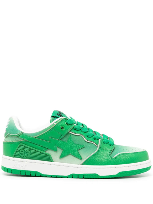 A Bathing Ape?Sk8 Sta Leather Sneakers