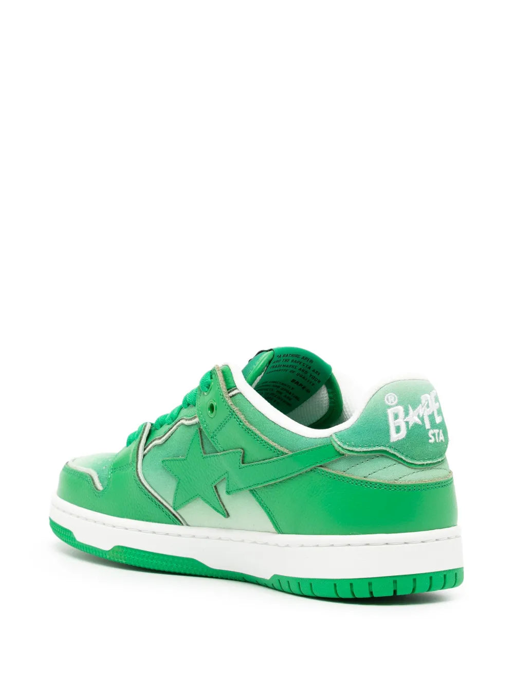 A Bathing Ape?Sk8 Sta Leather Sneakers