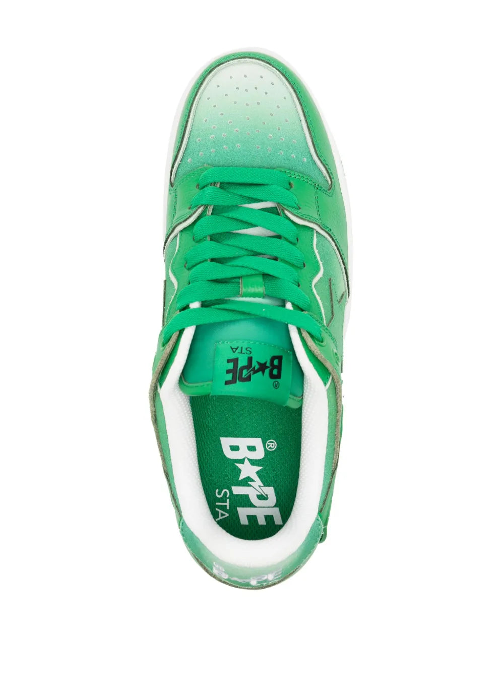A Bathing Ape?Sk8 Sta Leather Sneakers