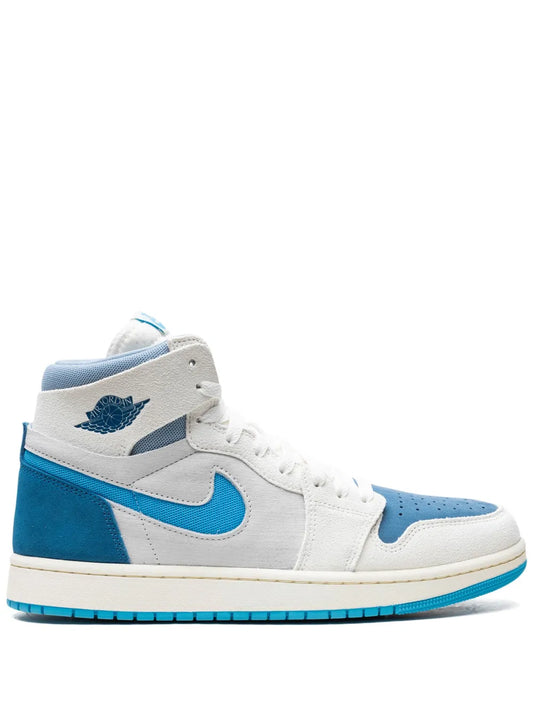 Air Jordan 1 High Zoom Air Cmft 2 Dark Powder Blue Sneakers