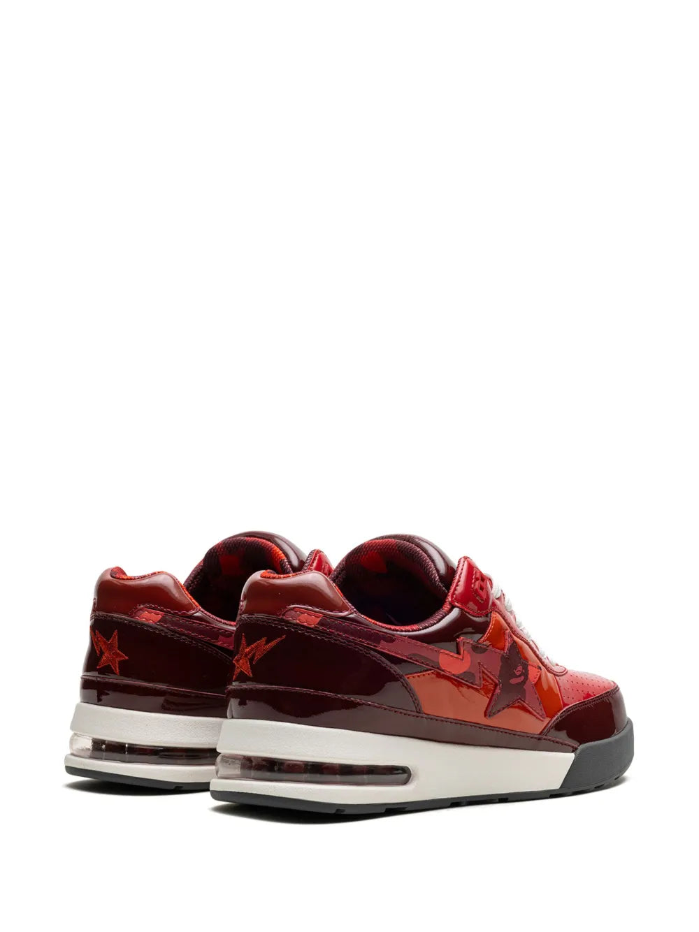 A Bathing Ape?Roadsta #1 Red Sneakers