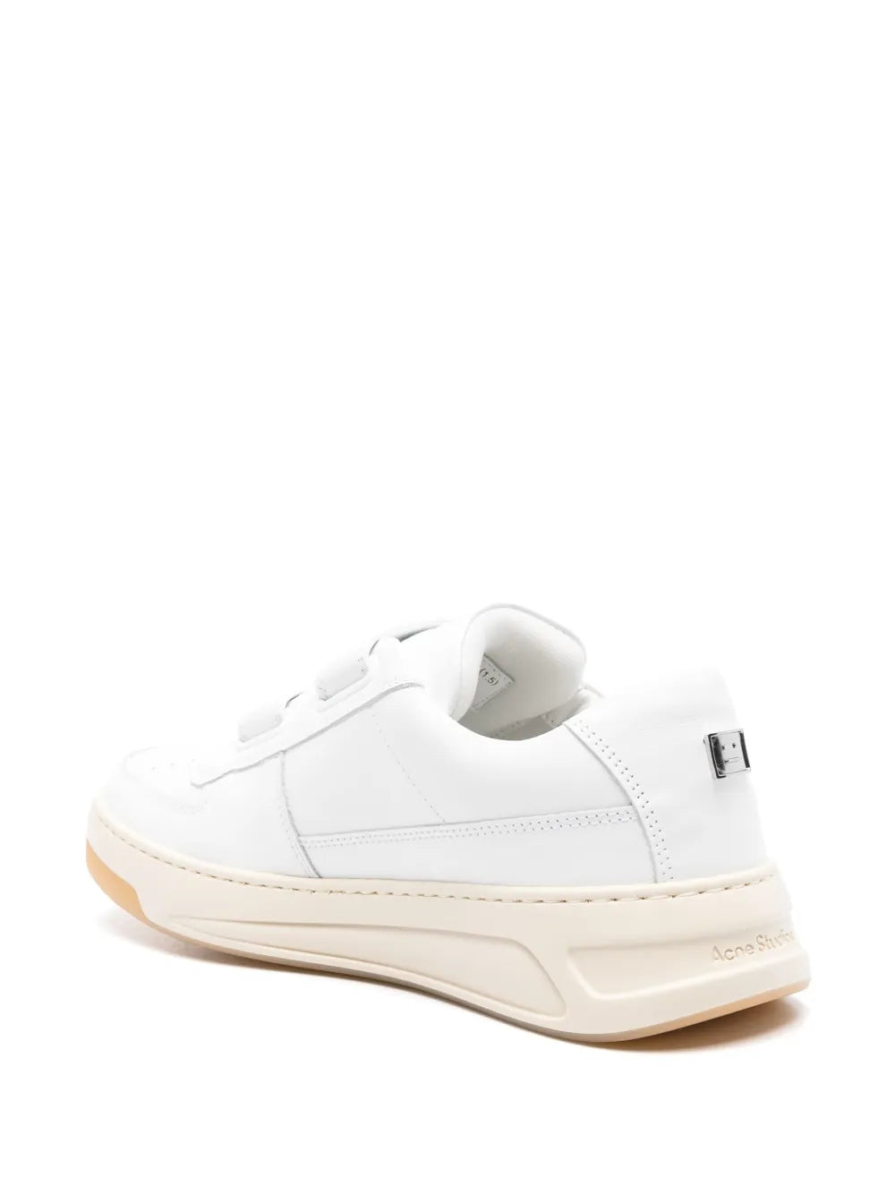 Acne Studios Logo-Plaque Leather Sneakers