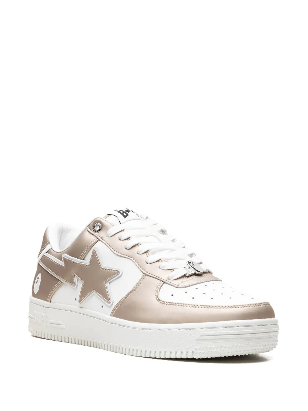 A Bathing Ape?Bape Sta #4 M1 Beige Sneakers